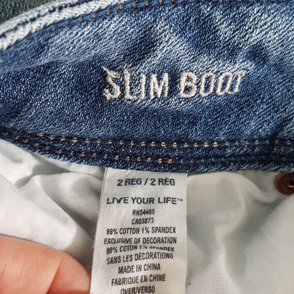 American Eagle slim boot light wash jeans size 2 - Picture 7 of 11